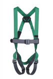 MSA HARNAIS, V-FORM, ANNEAU EN D ARRIÈRE, 3 DISPOSITIFS DE RÉGLAGE, BOUCLES QWIK-FIT, SM/ML/XL